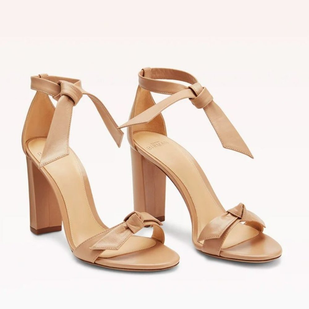 Alexandre Birman Clarita Block 90 Nude Heel